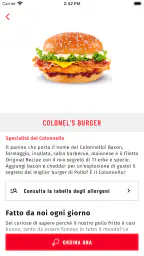KFC Italia screenshot