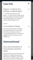 Kiosque Figaro: Journal screenshot