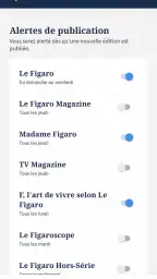 Kiosque Figaro: Journal screenshot