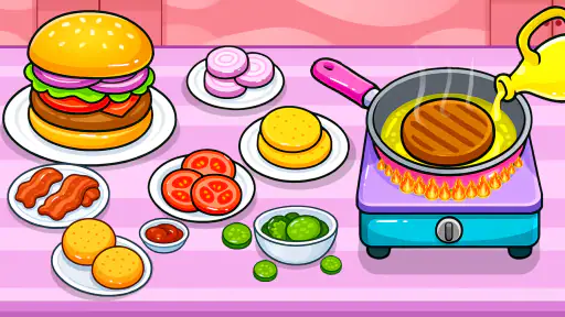 Kitchen Set Cooking Restaurant screenshot