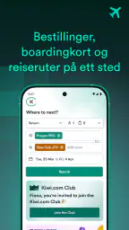 Kiwi.com: Billige flybilletter screenshot