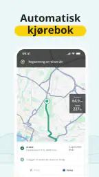Kjørebok fra Driversnote screenshot