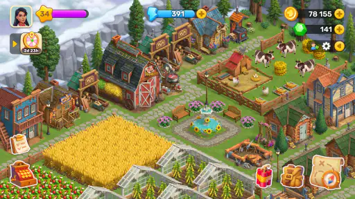 Klondike Adventures: Gårdspil screenshot
