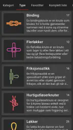 Knop og stikk 3D  ( Knots 3D ) screenshot