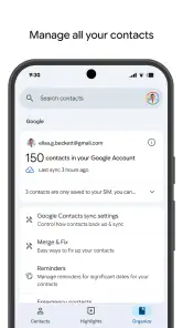 Kontakter screenshot