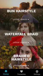 Korte frisyrer for ansiktet screenshot