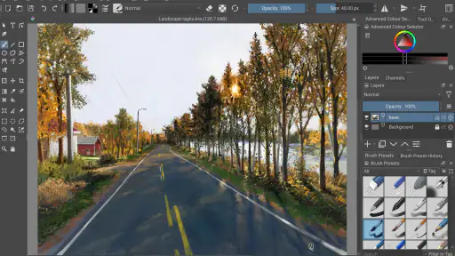 Krita screenshot