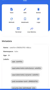 kubenav - Kubernetes Dashboard screenshot