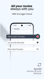 Kurviger Motorcycle Navigation screenshot