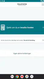 Kvoteappen screenshot