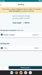 Kvoteappen screenshot