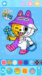 Labubu Coloring Games for Kids screenshot