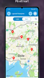 Lagre Posisjon GPS screenshot