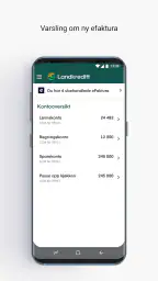 Landkreditt Bank Mobilbank screenshot