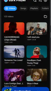 Lark Player: Musikkspiller MP3 screenshot