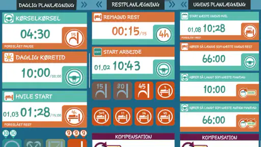 Lastbilchaufførens MiniManager screenshot