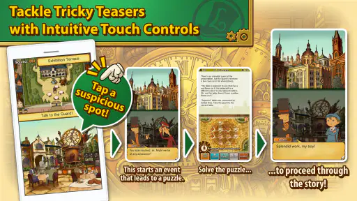 Layton: Lost Future in HD screenshot