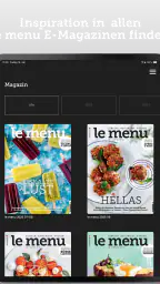 le menu screenshot