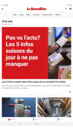 Le Nouvelliste screenshot
