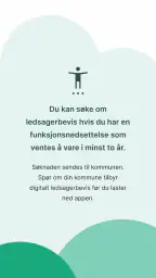 Ledsagerbevis screenshot