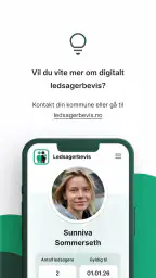 Ledsagerbevis screenshot