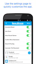 Lexulous Word Game screenshot