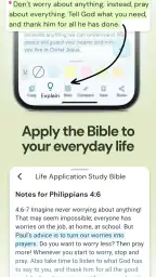 Life Application Study Bible screenshot