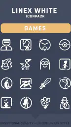 LineX White Icon Pack screenshot