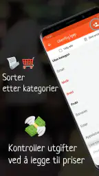 Listic - Coop handleliste screenshot