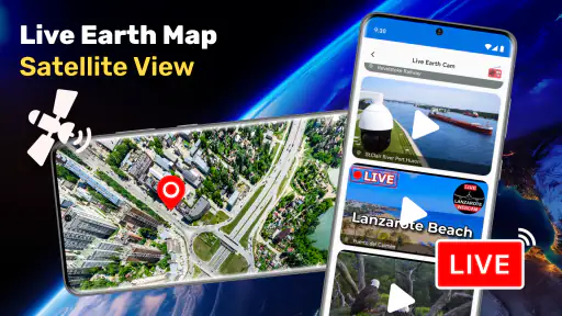 Live Earth Map: Satellite View screenshot