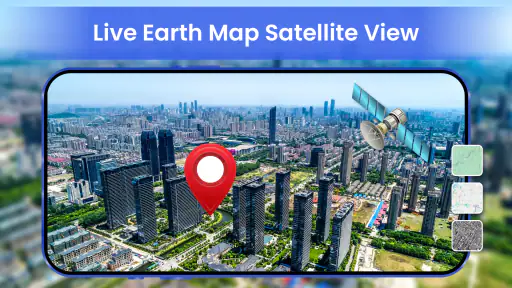 Live Jord Kart- Satellitt View screenshot