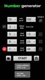 Lotto Draw Machine screenshot