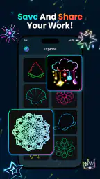Magic Doodle: Glow Art Drawing screenshot
