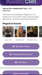 MagicCon: Las Vegas 2026 screenshot