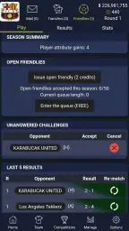 Manager League Football screenshot