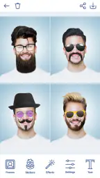 Mann Frisyrer Photo Editor screenshot