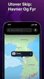 MarineRadar: Fartøyssporer screenshot
