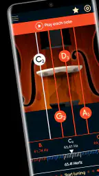 Master cello Tuner screenshot