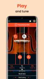 Master cello Tuner screenshot