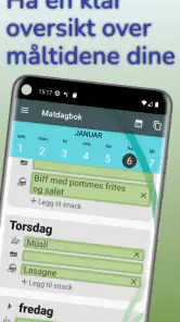 Matdagbok screenshot