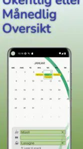 Matdagbok screenshot