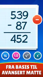 Matematikk på norsk: Math Game screenshot
