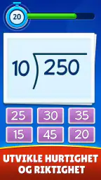 Matematikk på norsk: Math Game screenshot