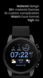 Material 4: Watch face screenshot
