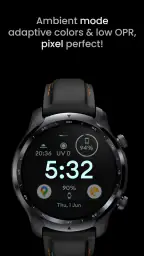 Material 4: Watch face screenshot