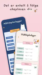 Matplanlegger - Ukentlig plan screenshot