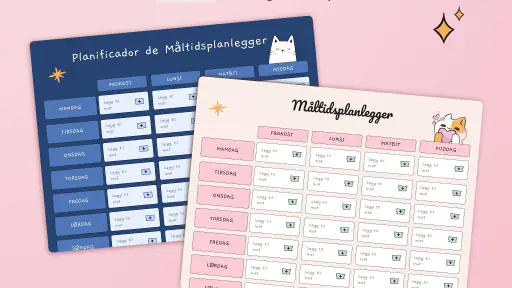 Matplanlegger - Ukentlig plan screenshot
