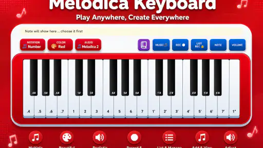 Melodica screenshot