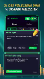 MelodyLab – AI musikkgenerator screenshot