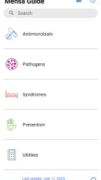 Mensa Guide screenshot